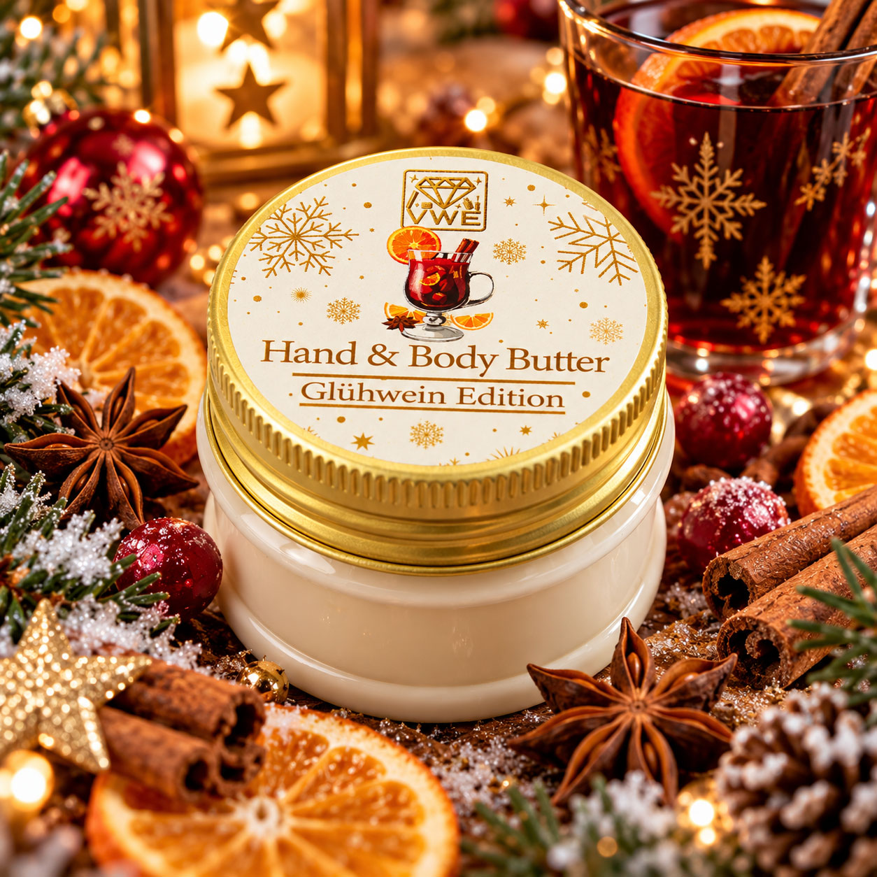 3X Hand u. Body Butter Glühwein Edition – 3 x 30 g