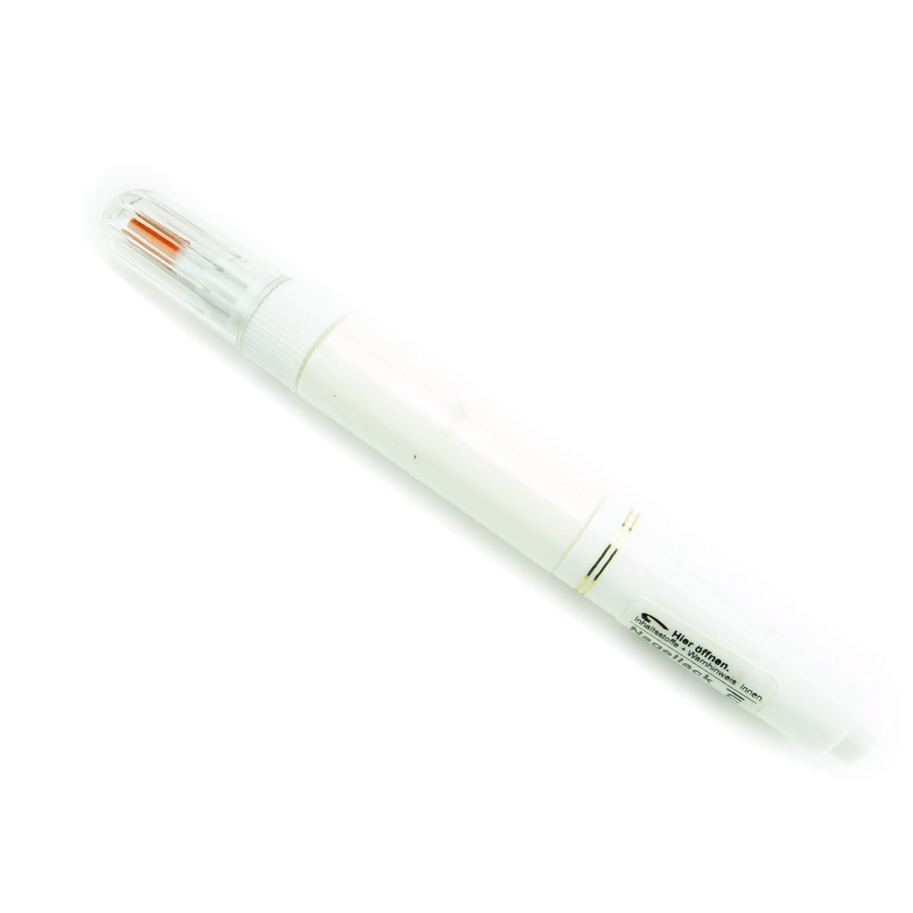 Nageldesign, Nail Art Stift - Nail Art Pen, 10ml - weiß (NAP-01)