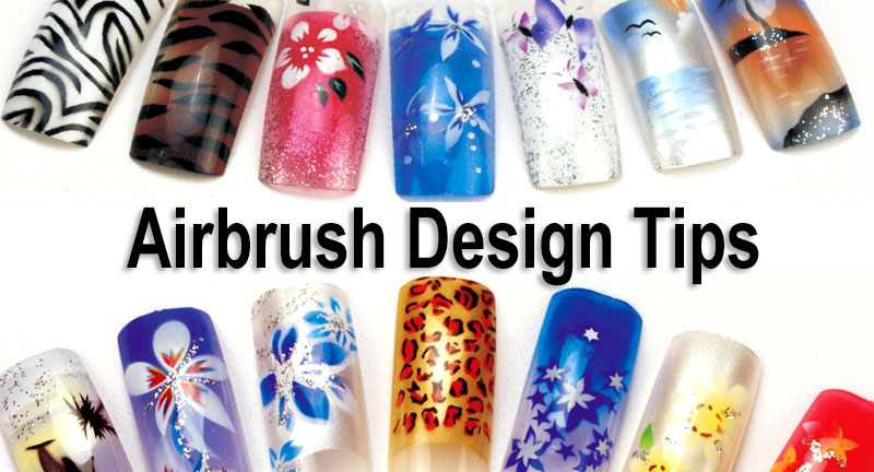 Nail Art Trendy Airbrush Design Tips - 20 Stück (AT-26)