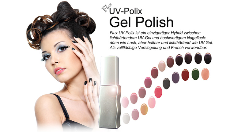 UV Gel Polish, UV Nagellack - pure red metal, 12ml (UVPO-127)