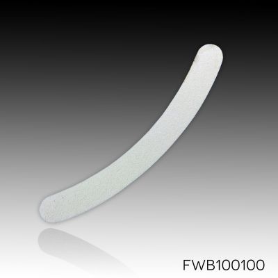 Professional Curved File - white 100/100 - 10 Pack
