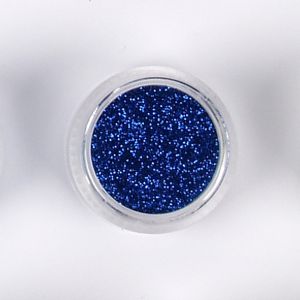 Nail Art Glitterstaub - royalblau