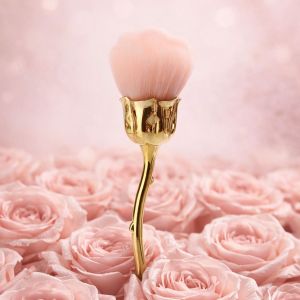 Design-Staubpinsel in Rosenform