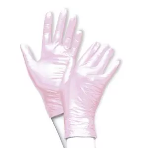 Handschuhe Nitril Metallic Rosé