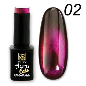 UV/LED Gel Polish Flux Aura Cats - 02 pink aura, 12ml