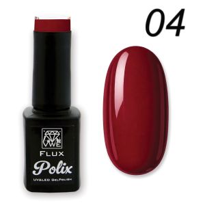 UV/LED Gel Polish Flux UV Polix - 04 cherry pie, 12ml