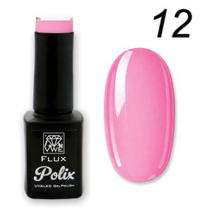 UV/LED Gel Polish Flux UV Polix - 12 candy pink, 12ml