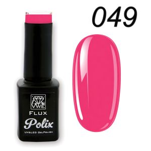 UV/LED Gel Polish Flux UV Polix - 049 red magenta, 12ml