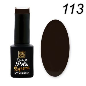 UV/LED Gel Polish Flux Polix Supreme - 113 chocolate mocca, 12ml