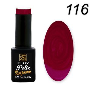 UV/LED Gel Polish Flux Polix Supreme - 116 pearl cool berry, 12ml