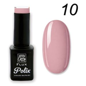 UV/LED Gel Polish Flux UV Polix - 10 cold nude, 12ml