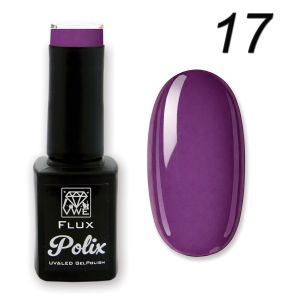 UV/LED Gel Polish Flux UV Polix - 17 plum peel, 12ml