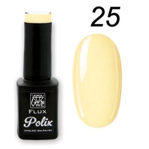 UV/LED Gel Polish Flux UV Polix - 25 banana milk, 12ml