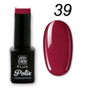 UV/LED Gel Polish Flux UV Polix - 39 cherry choco, 12ml
