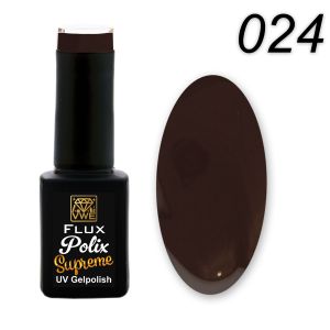UV/LED Gel Polish Flux Polix Supreme - 024 coffee, 12ml