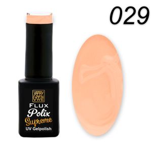 UV/LED Gel Polish Flux Polix Supreme - 029 peach, 12ml
