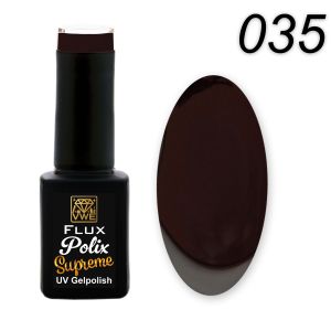 UV/LED Gel Polish Flux Polix Supreme - 035 black cherry, 12ml
