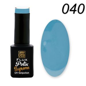 UV/LED Gel Polish Flux Polix Supreme - 040 caribbean blue, 12ml