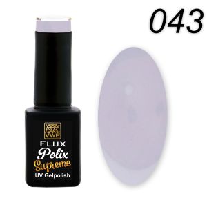 UV/LED Gel Polish Flux Polix Supreme - 043 frosty baby blue, 12ml