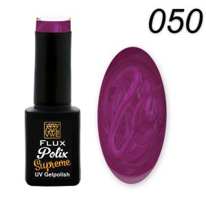 UV/LED Gel Polish Flux Polix Supreme - 050 metalic fuchsia, 12ml