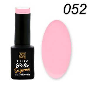 UV/LED Gel Polish Flux Polix Supreme - 052 pure light pink, 12ml