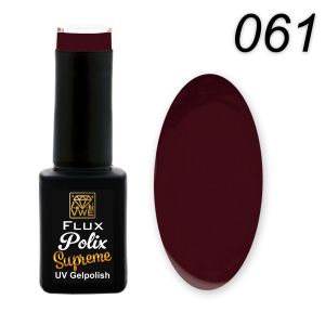 UV/LED Gel Polish Flux Polix Supreme - 061 plum, 12ml