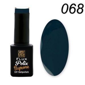 UV/LED Gel Polish Flux Polix Supreme - 068 petrol, 12ml