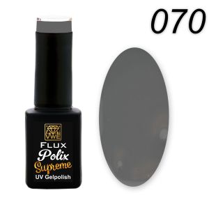 UV/LED Gel Polish Flux Polix Supreme - 070 ultimate gray, 12ml