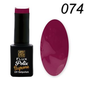 UV/LED Gel Polish Flux Polix Supreme - 074 fuchsia, 12ml