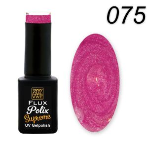 UV/LED Gel Polish Flux Polix Supreme - 075 glam pink, 12ml