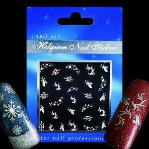 Nail Art Hologramm Sticker