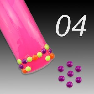 Nail Art Neon Cabochons - 04 neon purple