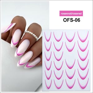 Ombre French Sticker - 06 rosenrot