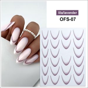Ombre French Sticker - 07 lila