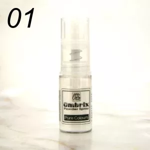 Ombrix Powder Spray - Pure Colours - 01 weiß