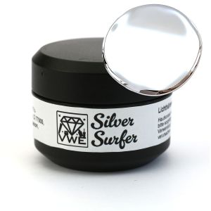 Silver Surfer - fein silberfarbener Chromglanz für Nägel, 5g