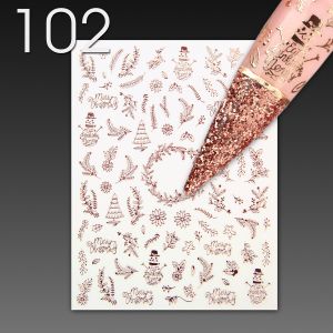 Stick On Nail Slides - 102