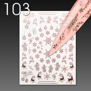 Stick On Nail Slides - 103