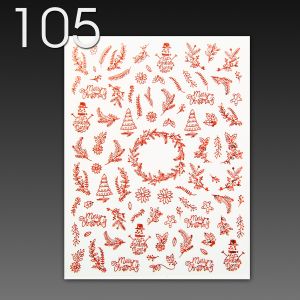 Stick On Nail Slides - 105
