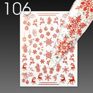 Stick On Nail Slides - 106