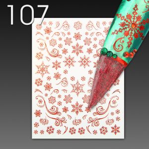 Stick On Nail Slides - 107