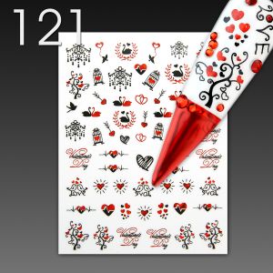 Stick On Nail Slides - 121