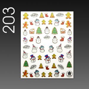 Stick On Nail Slides - 203