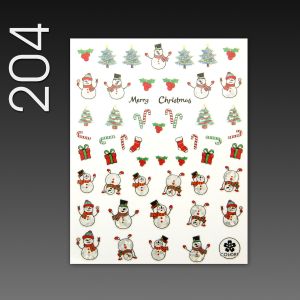 Stick On Nail Slides - 204