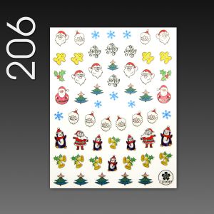 Stick On Nail Slides - 206