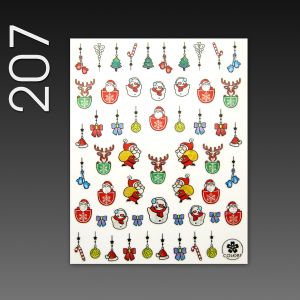 Stick On Nail Slides - 207