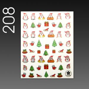 Stick On Nail Slides - 208