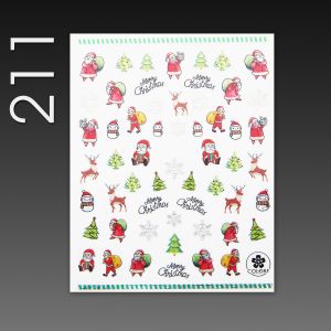 Stick On Nail Slides - 211
