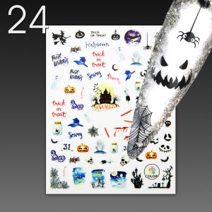 Stick On Nail Slides - 24