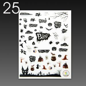 Stick On Nail Slides - 25